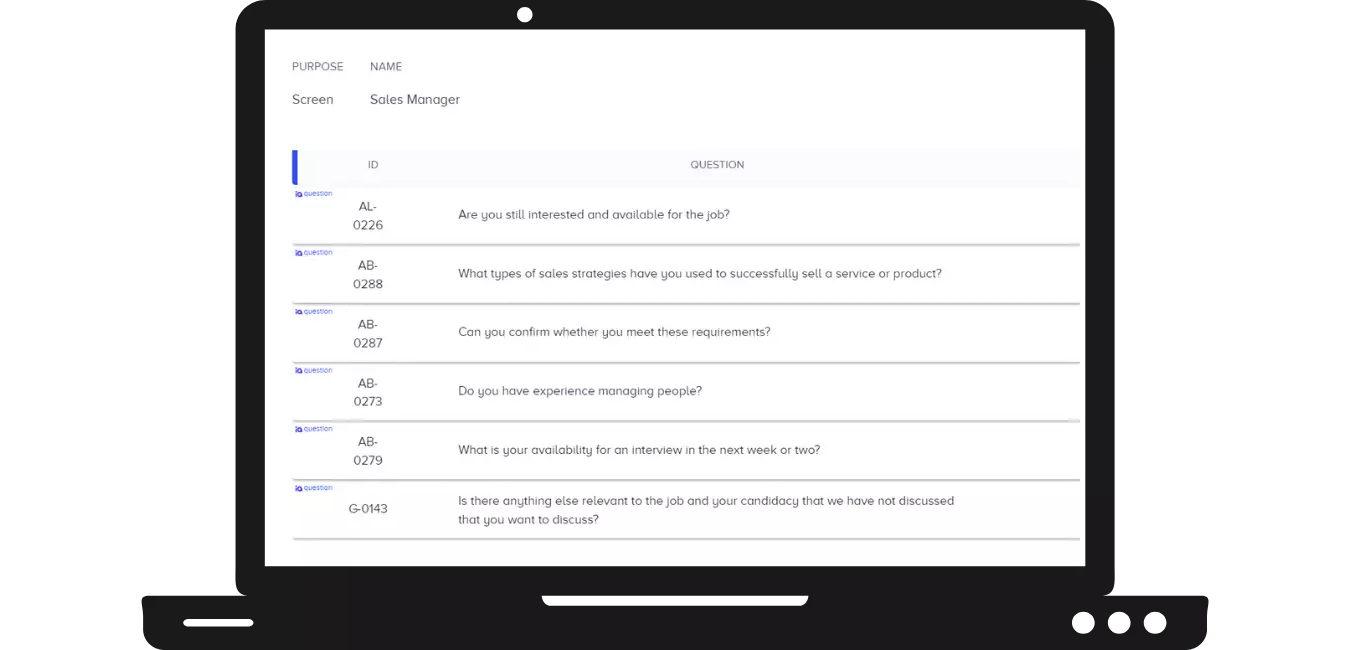 Scorecard Question Laptop